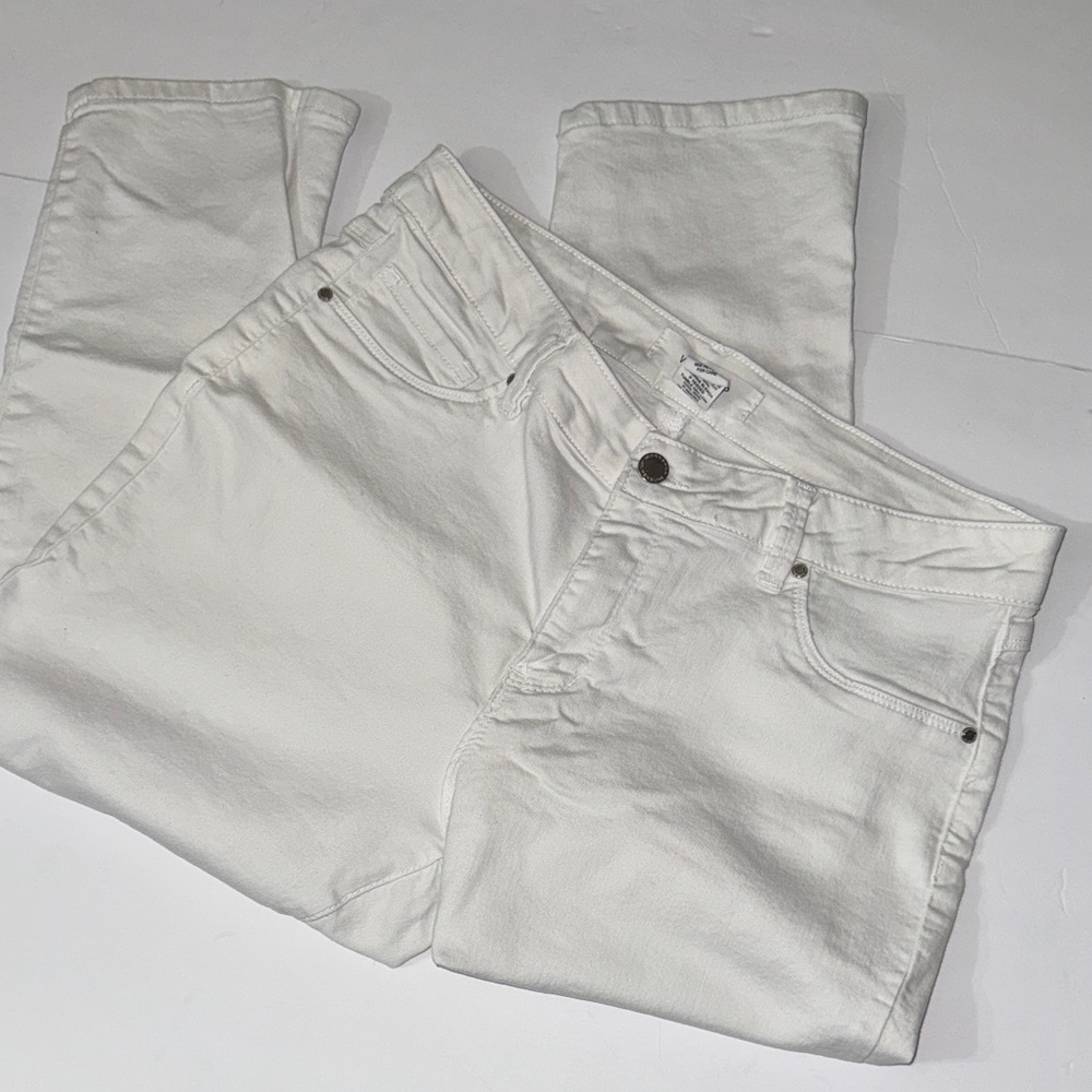 Workshop Republic Clothing Slim White Jeans Capri Sz 14